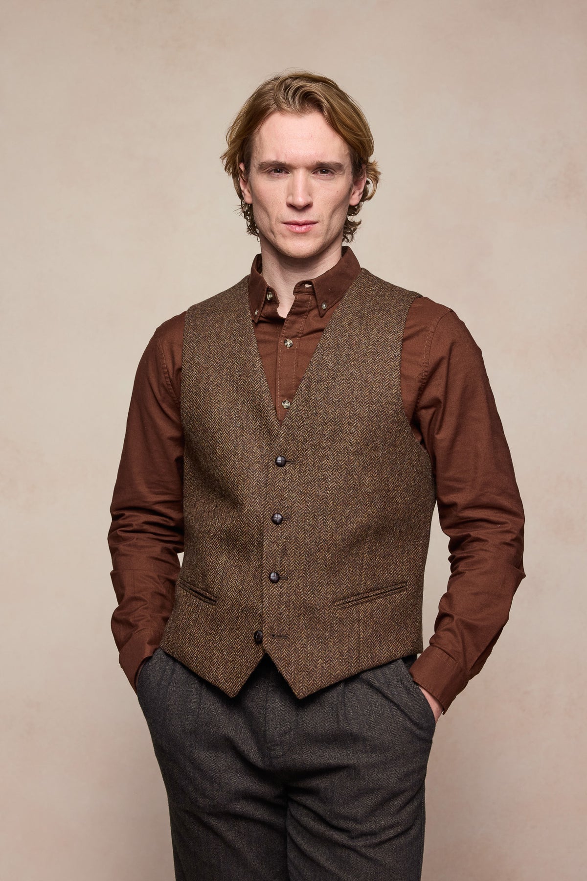 Dara Tweed Waistcoat
