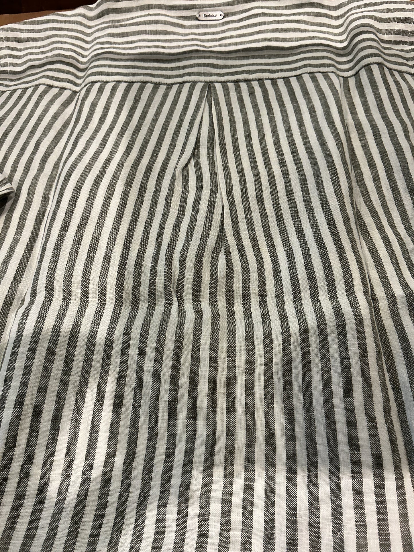 Marine shirt dusky khaki stripe