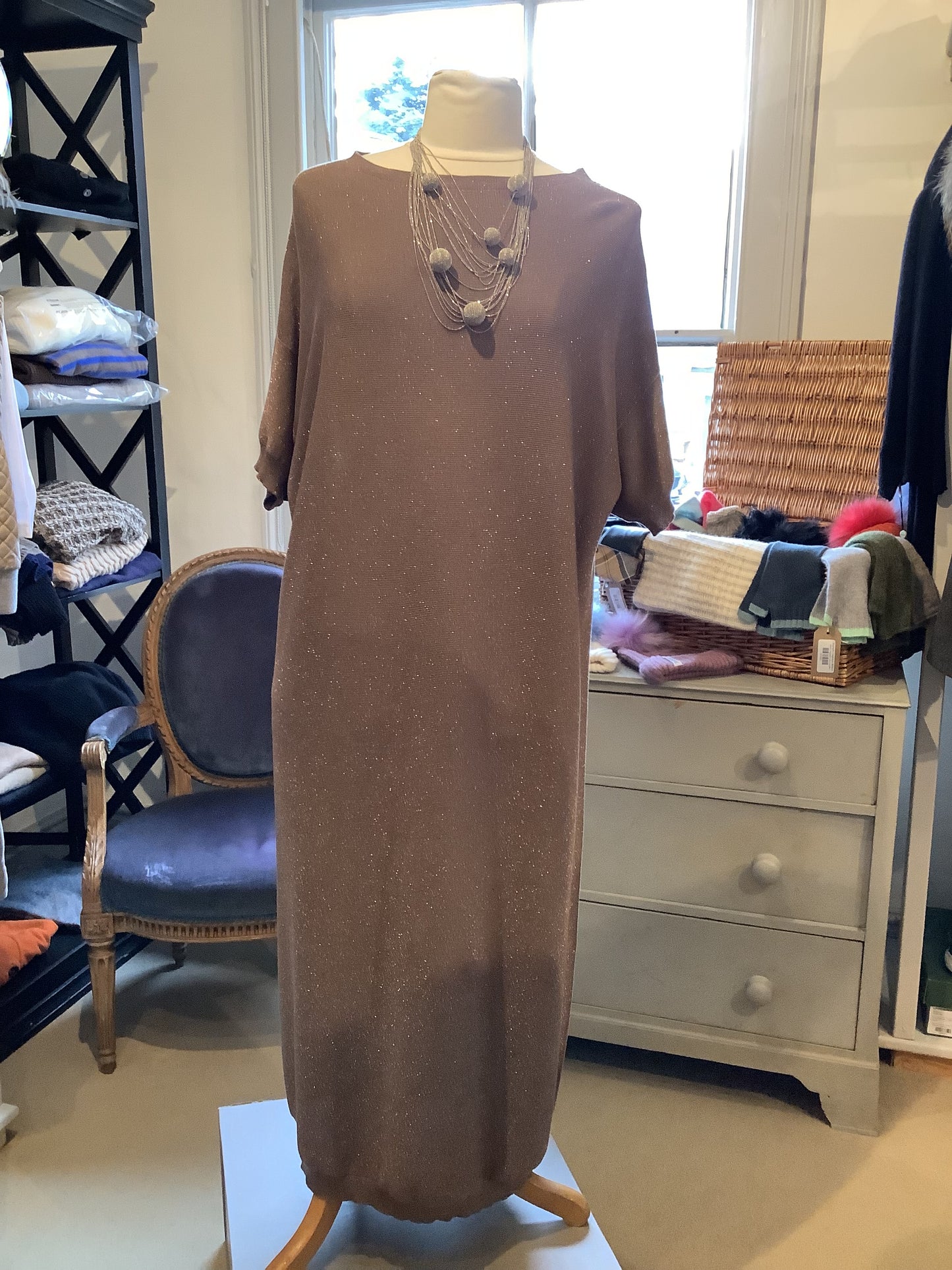 Fabiana Filippi Organic Cotton sparkle dress