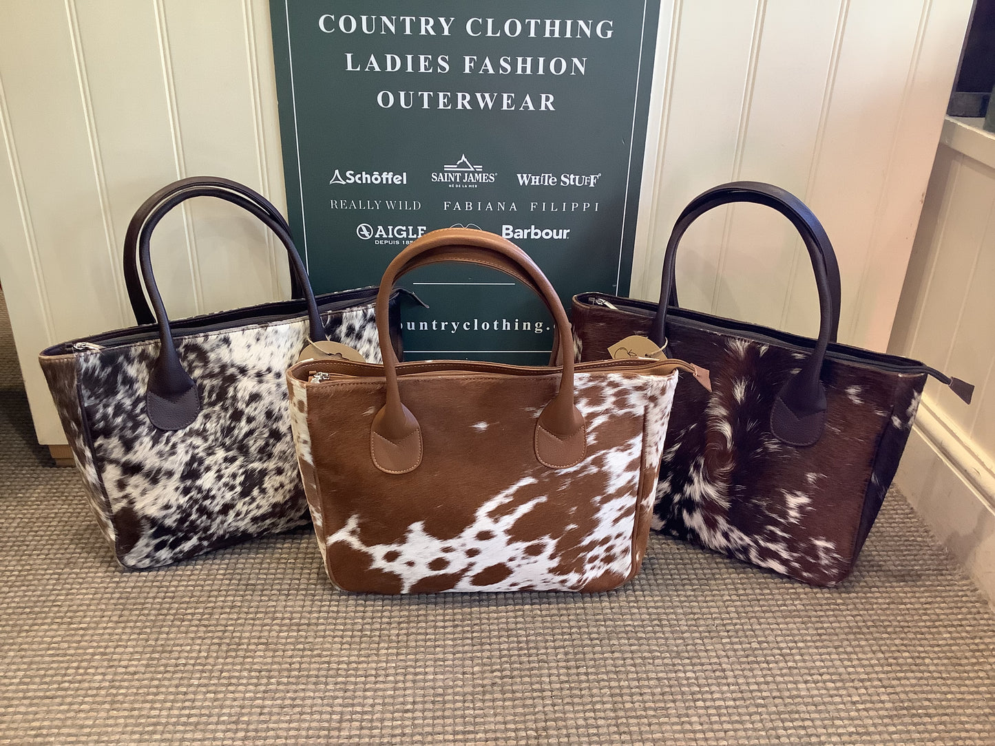 Wild Apple Cowhide Lined Bag