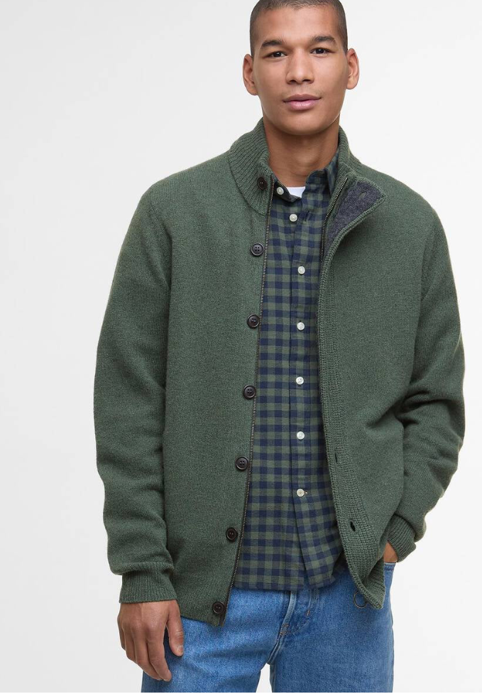 Barbour essential patch zip