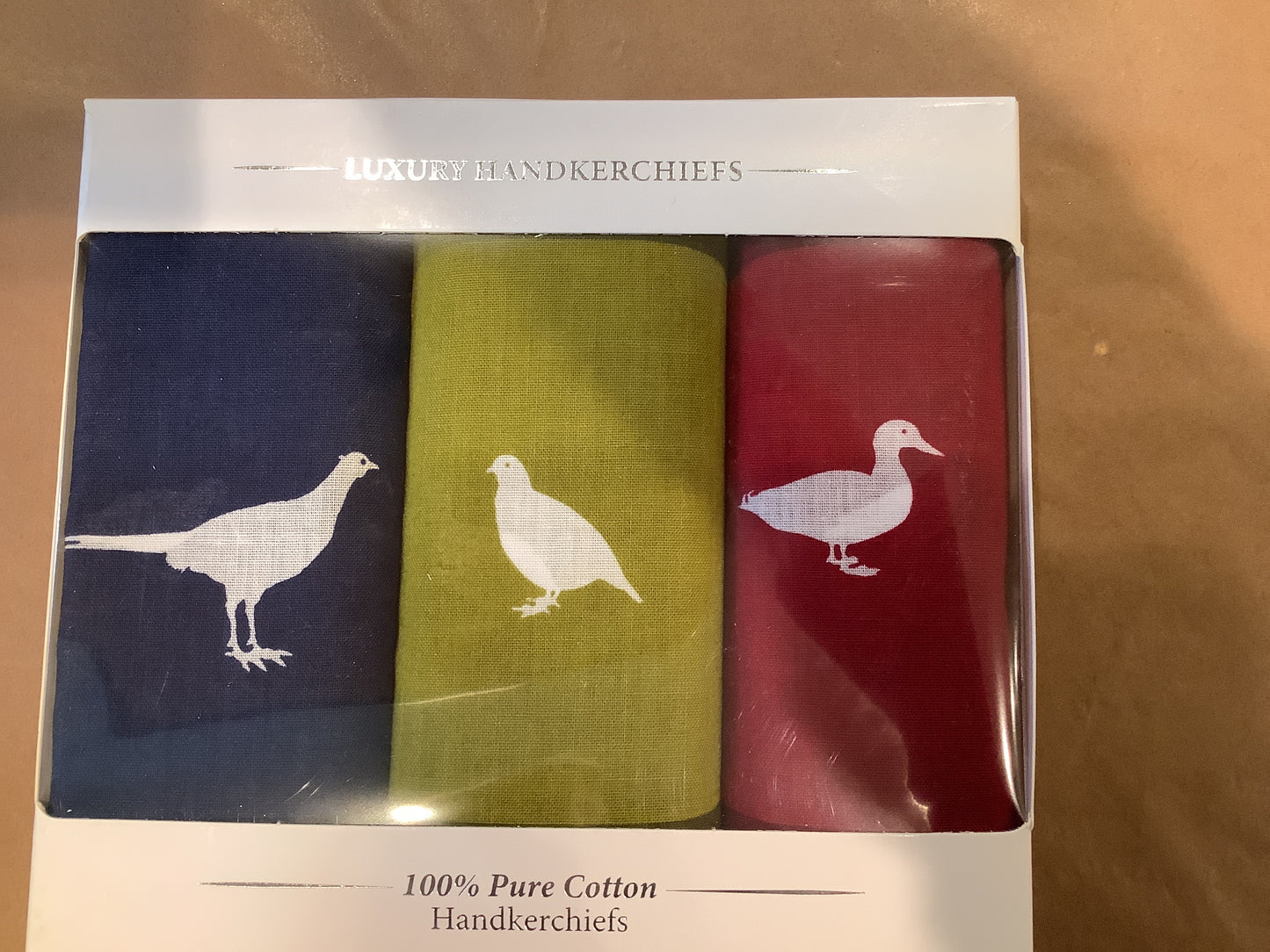 Le Chateau 3 Box Game Bird Bandana Handkerchiefs