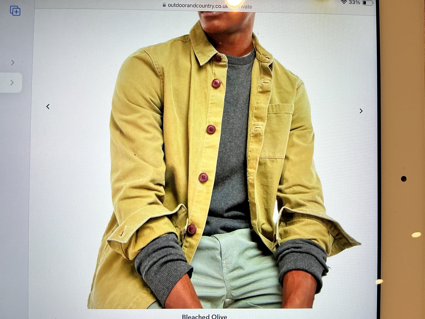 Barbour washed over shirt