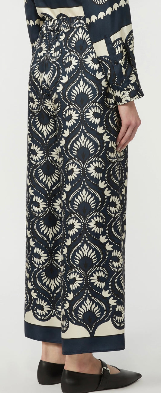 Maxmara Printed silk Trousers
