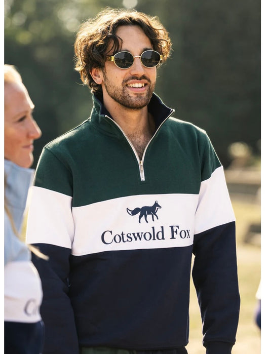 Cotswold Fox Cirencester 1/4 zip Sweatshirt