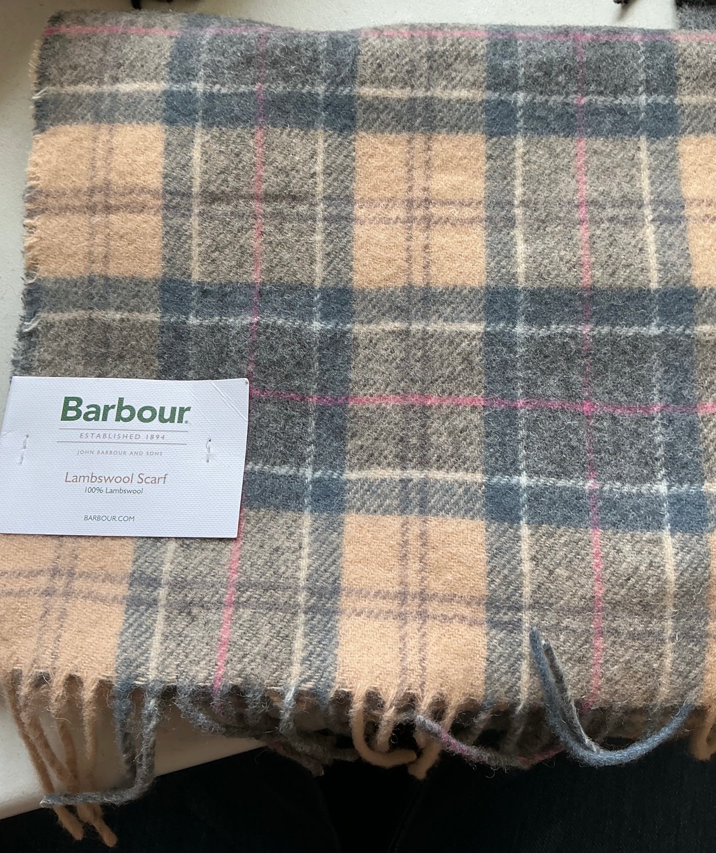 Barbour Classic Tartan Lambswool Scarves