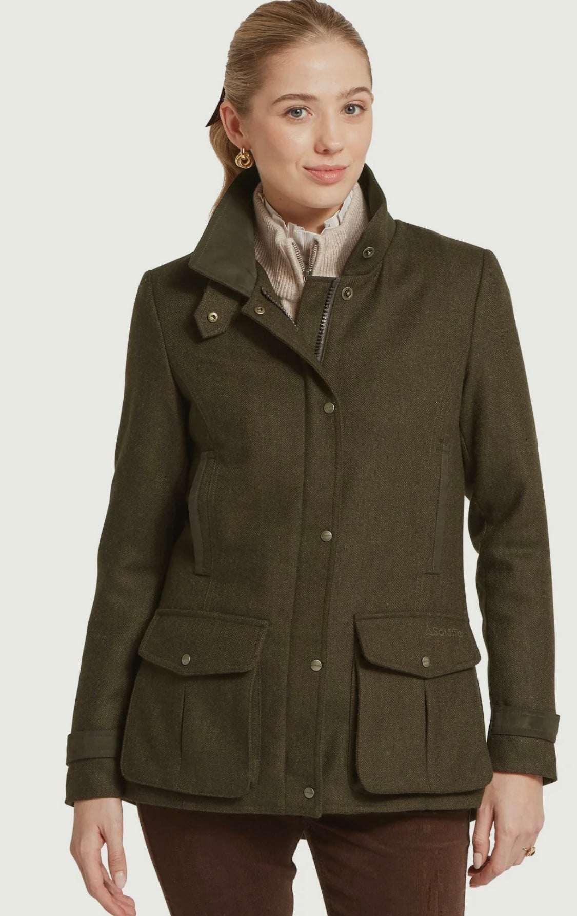 Schoffel Womens Murra Tweed Coat