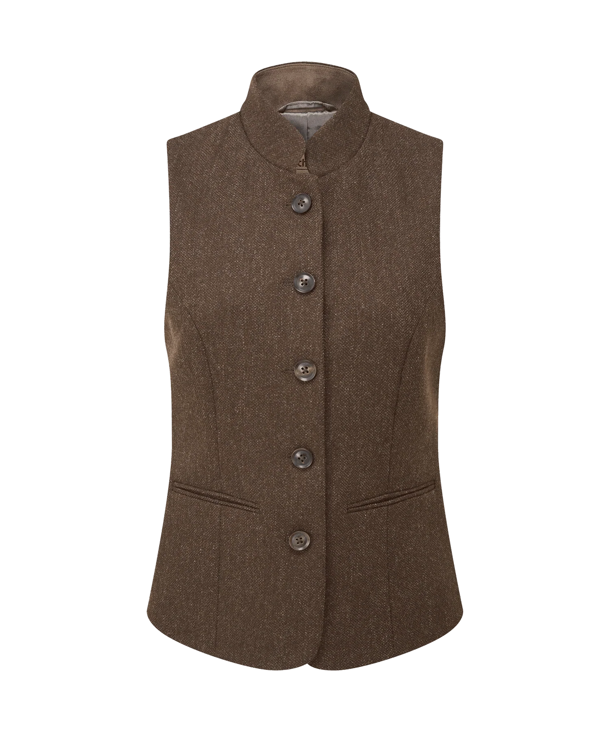 Schoffel Millport Tweed Nehru Waistcoat