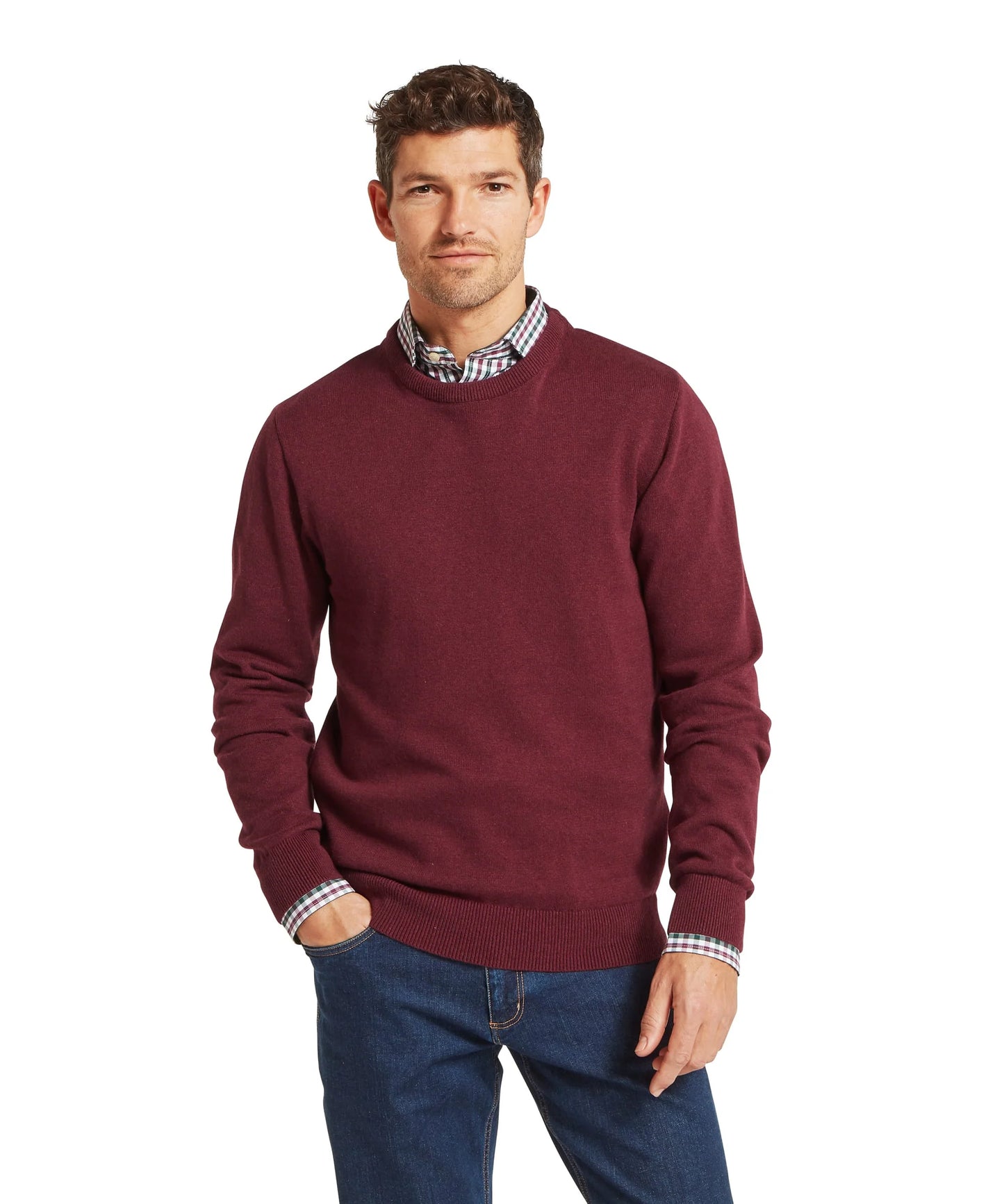 Schoffel Calton Cashmere crew neck jumper