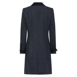 Welligogs Kensington Navy Wool Trench Coat