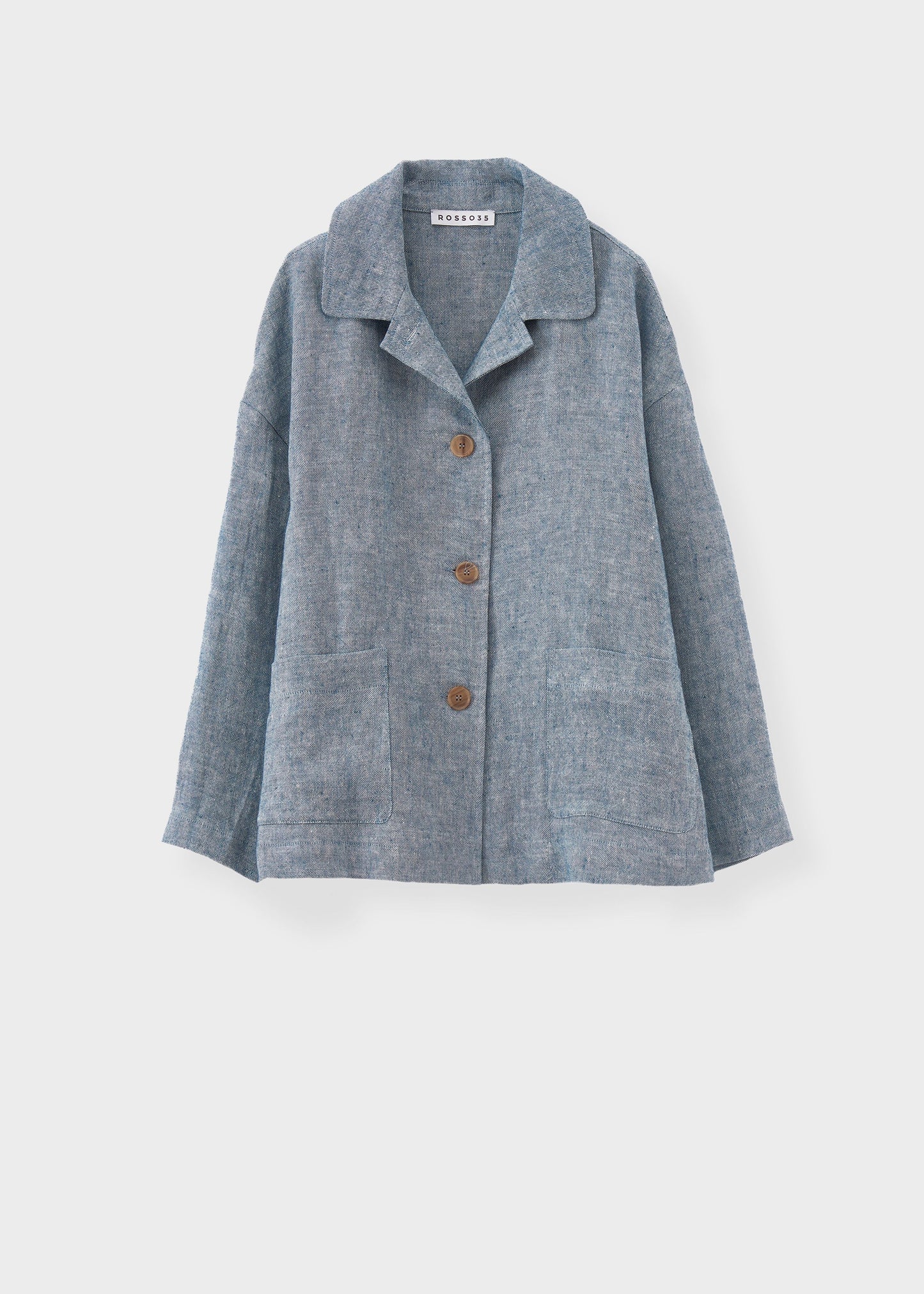 Rosso35 100% Linen Jacket N1697
