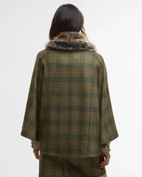 Barbour Flax Lily Wool Cape