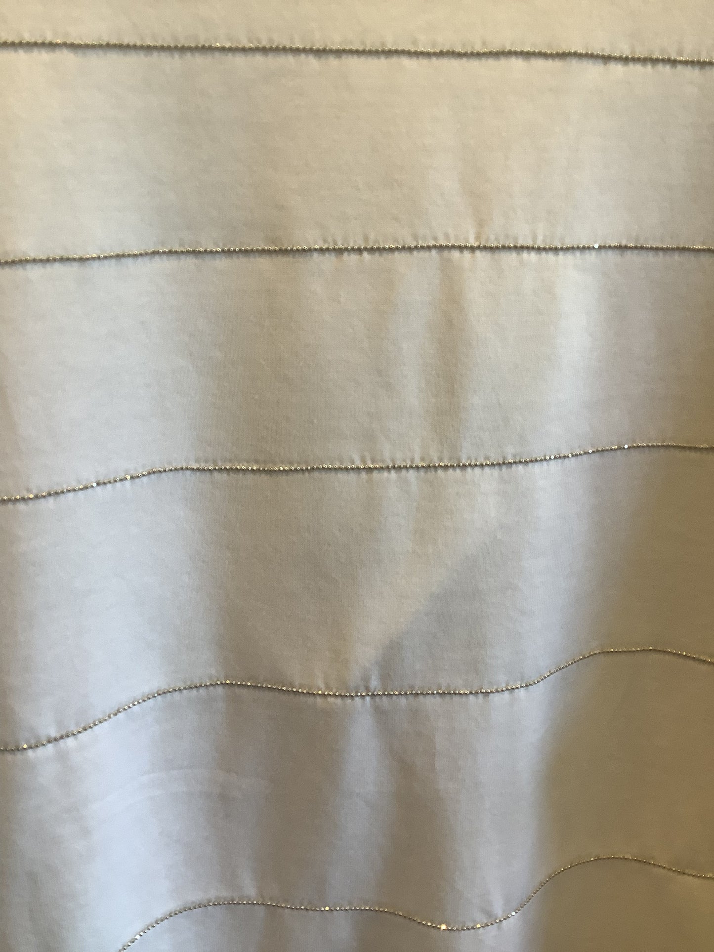 Fabiana Filippi Cotton Sparkle Stripe T Shirt