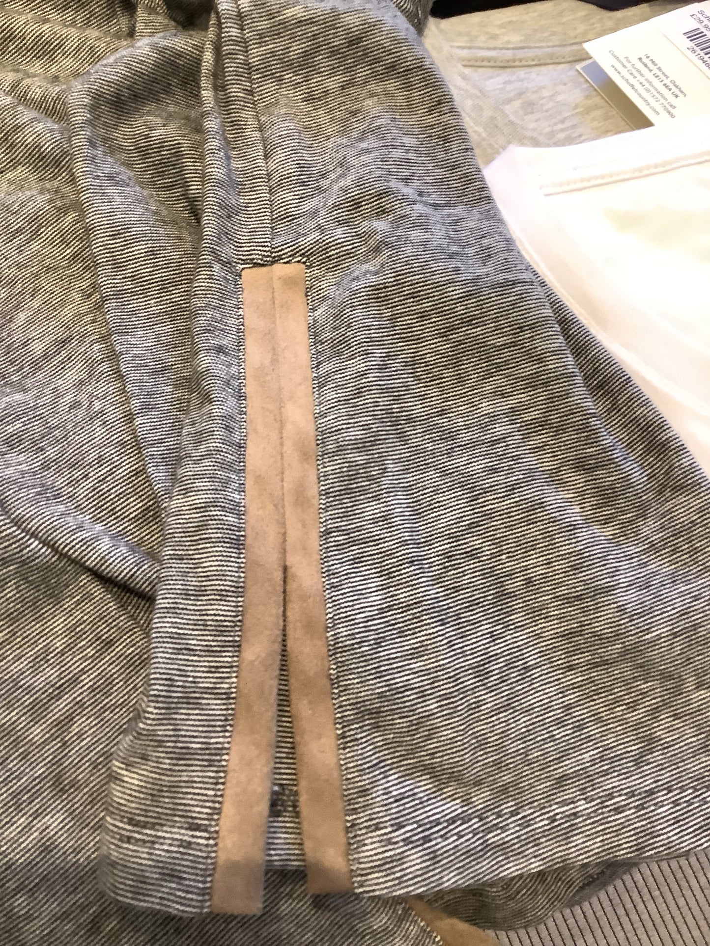 Purotatto Grey Cotton Long Sleeve Top