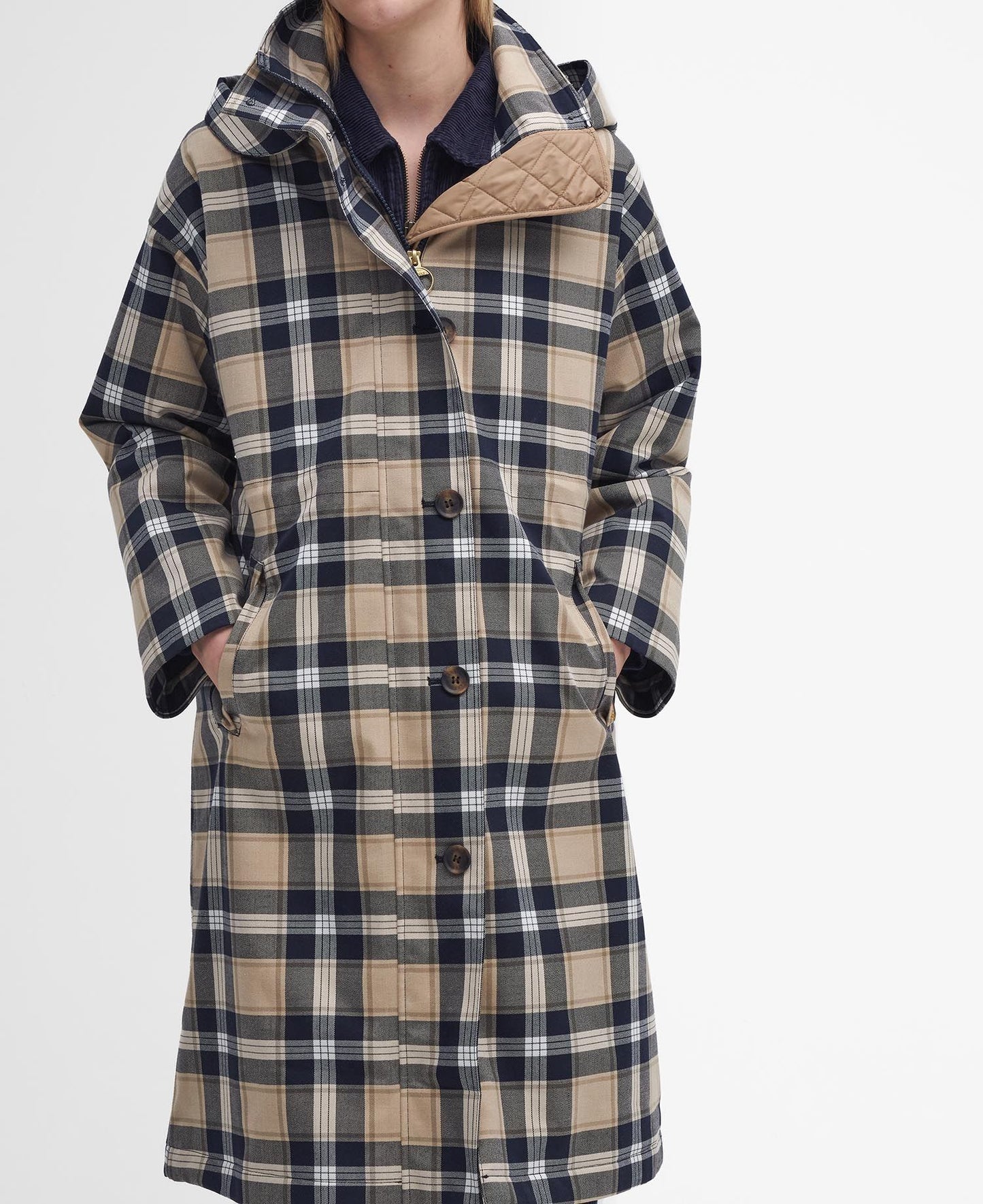 Barbour Iris Tartan Waterproof Jacket