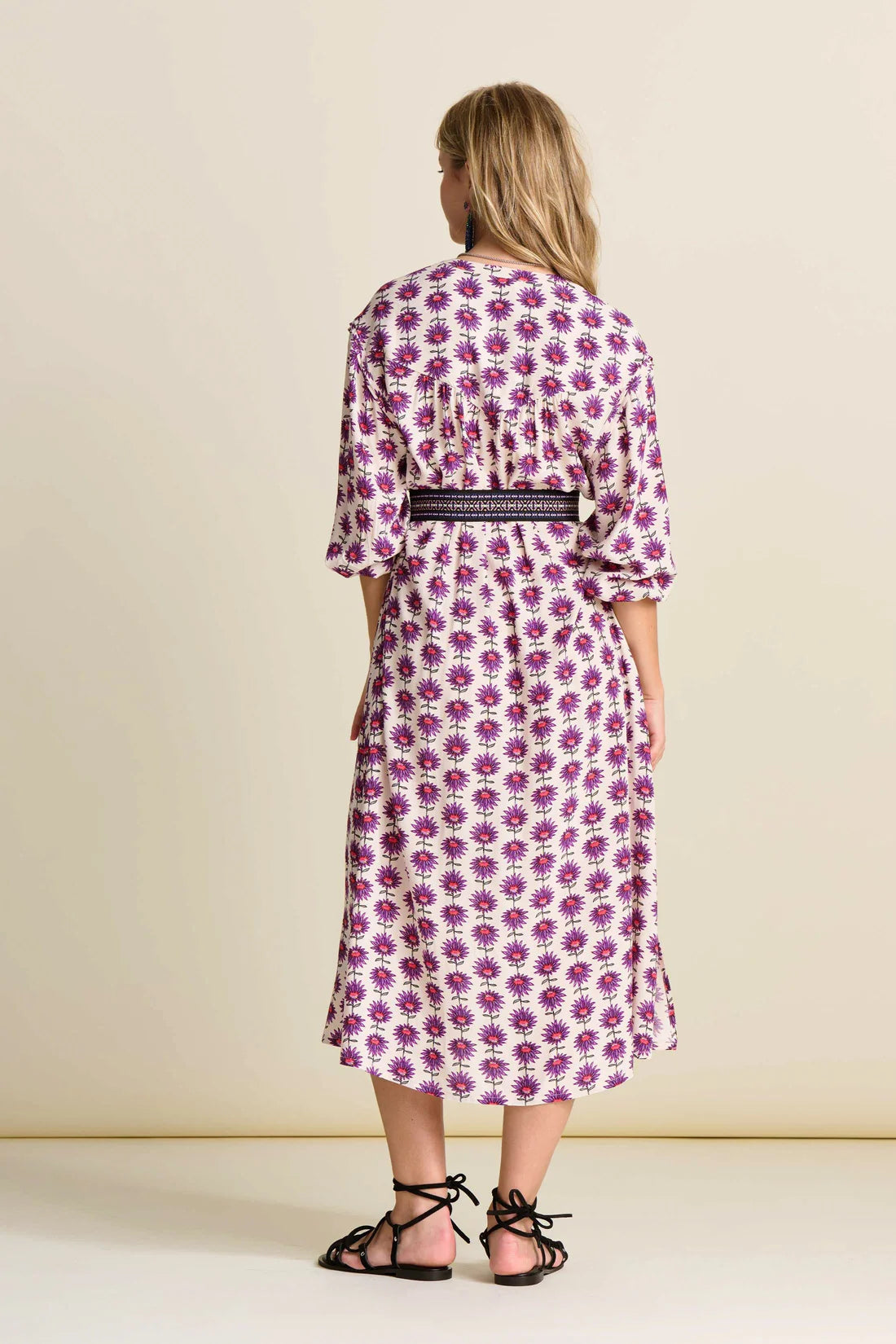 POM Amsterdam Dress - Stella Flower Ecru
