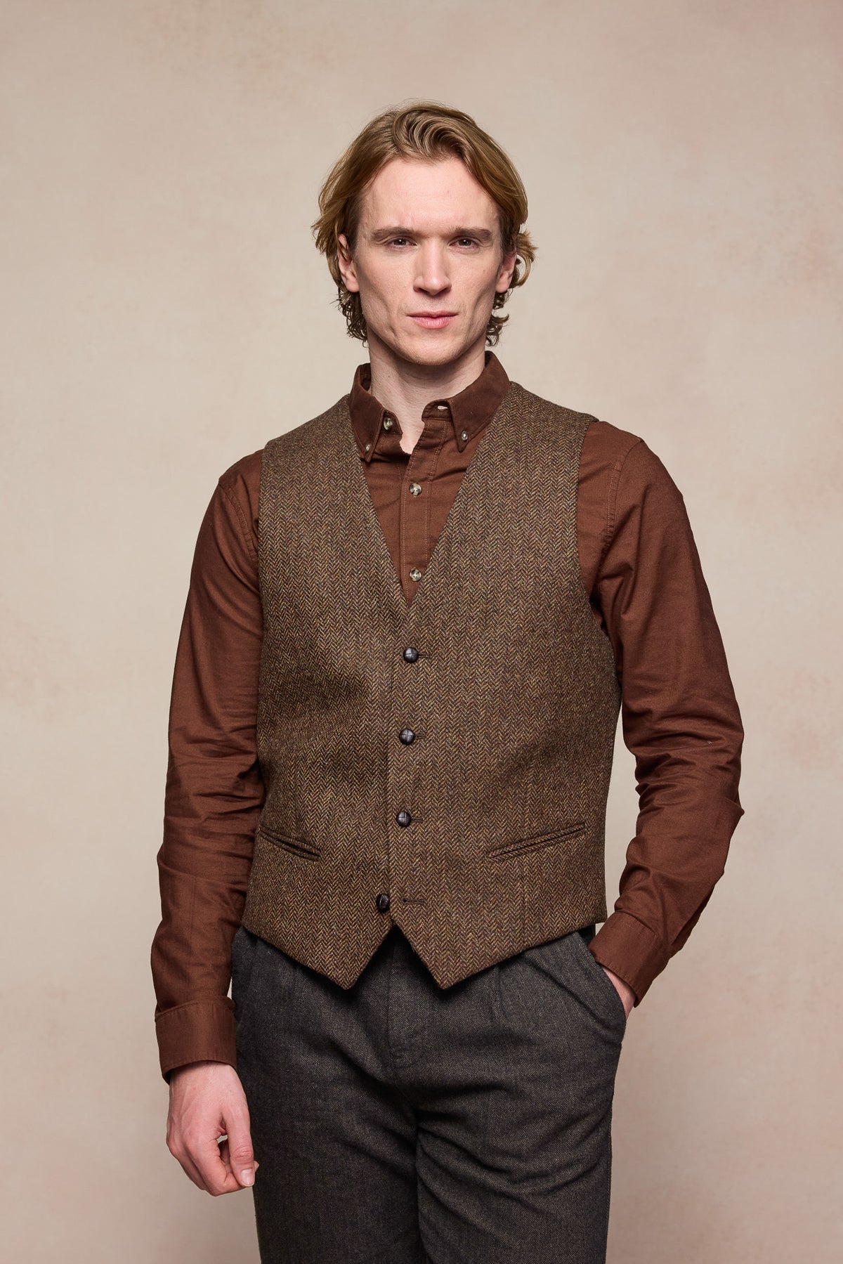 Dara Tweed Waistcoat