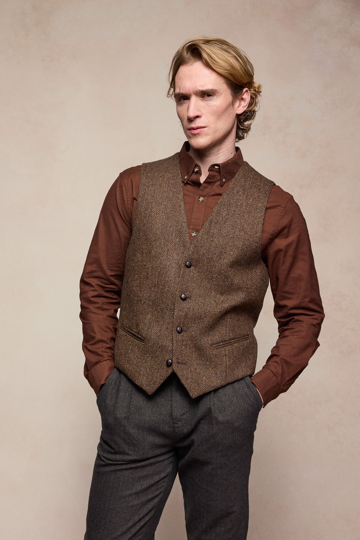 Dara Tweed Waistcoat
