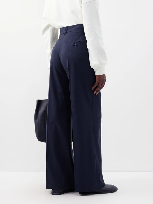 Max Mara Weekend Visivo Palazzo trousers in stretch wool