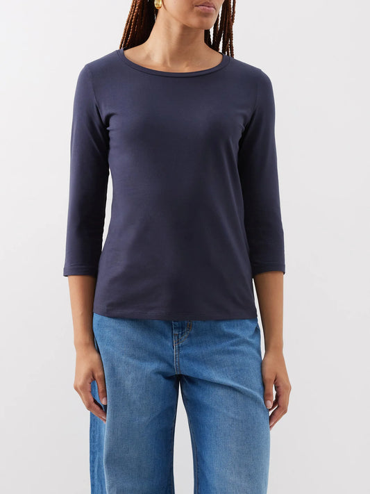 Maxmara Weekend Long Sleeve Jersey T-Shirt Multia