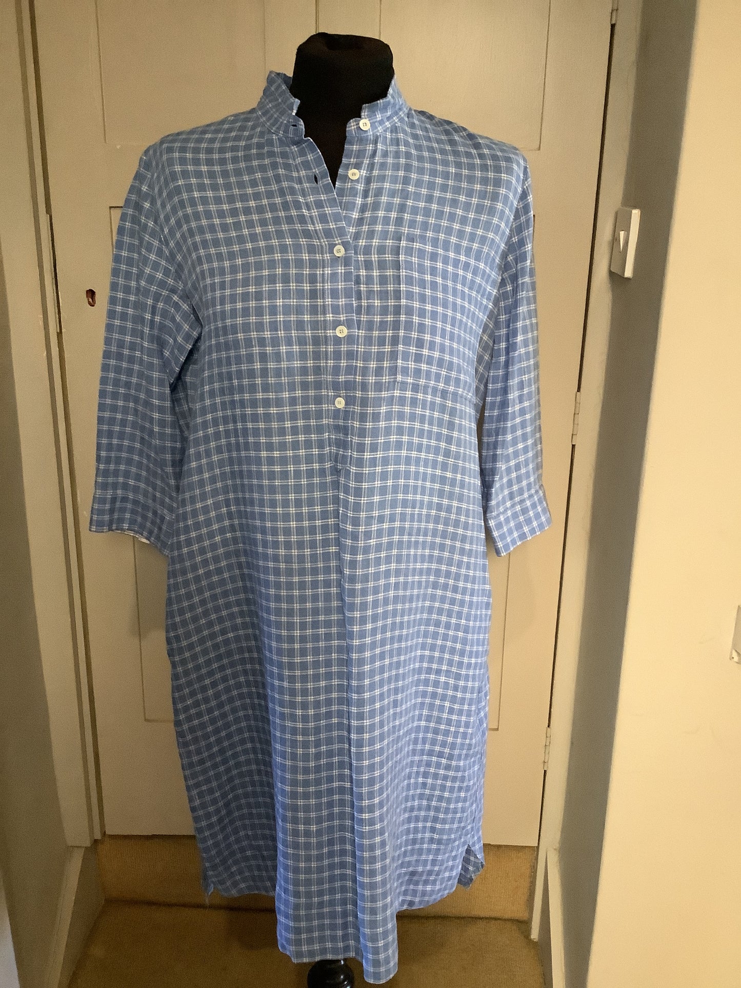 Rosso35 Blue Check Dress