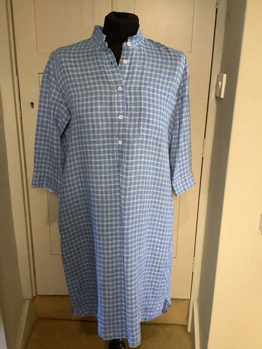 Rosso35 Blue Check Dress