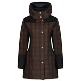 Welligogs Odette Brown Check Waterproof Coat