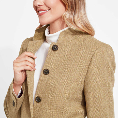 Schoffel Portree Tweed long ladies jacket