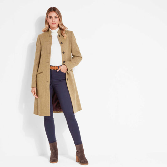 Schoffel Portree Tweed Long Ladies Jacket