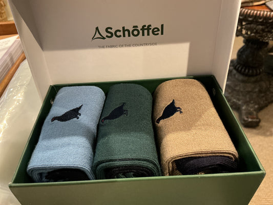 Schoffel Men's Bamboo Socks (Box of 3)