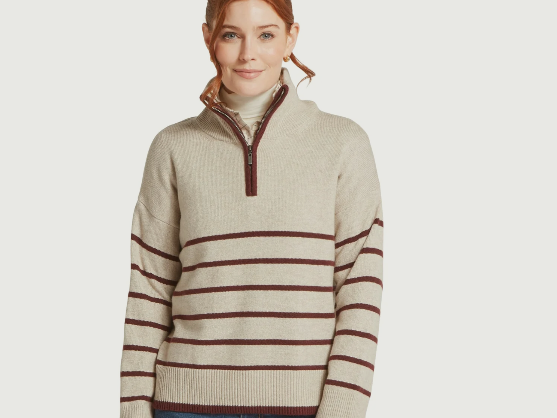 Schoffel Sandsend 1/4 Zip Jumper