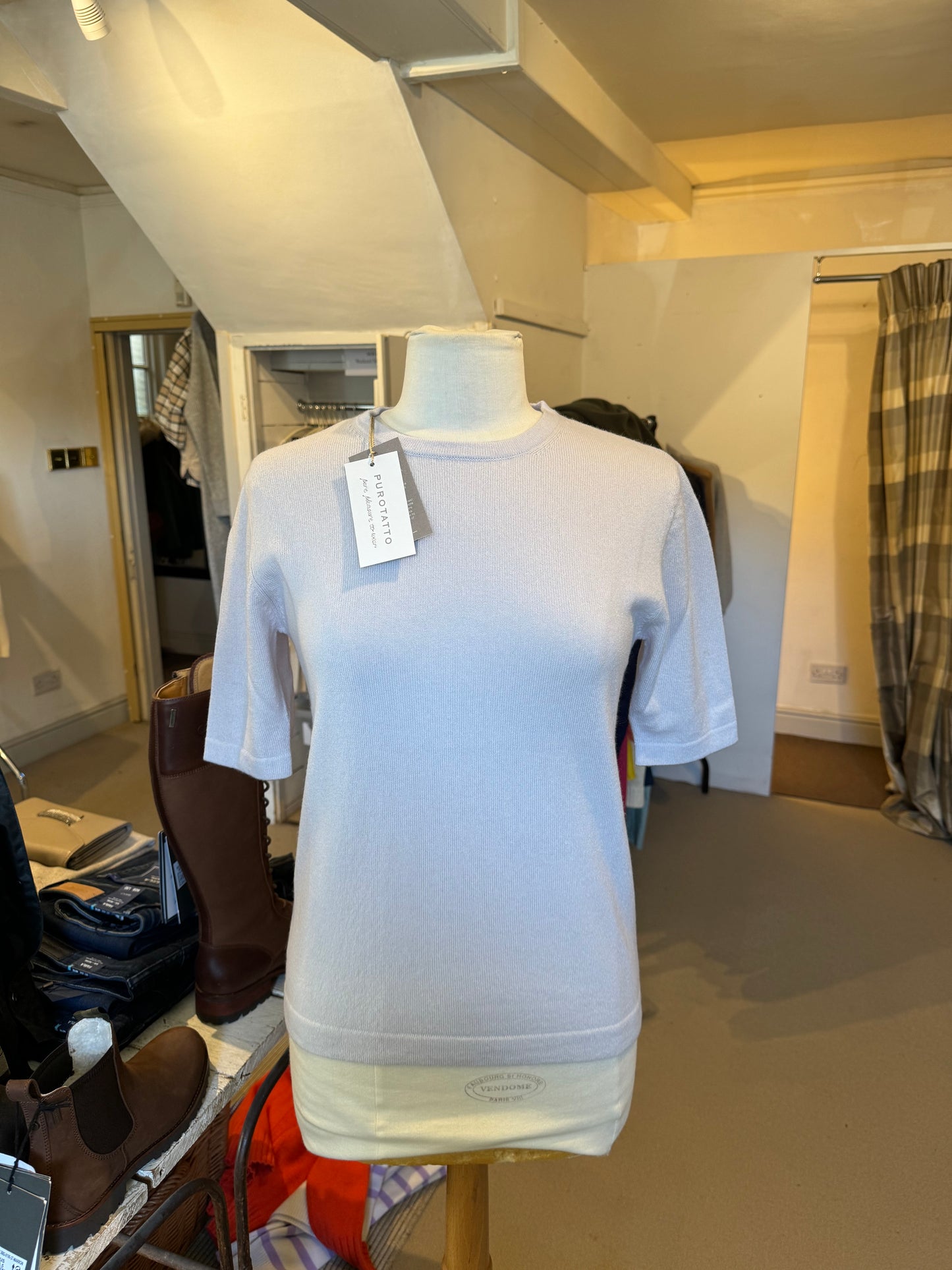 Purotatto  Brina Short Sleeve Sweater
