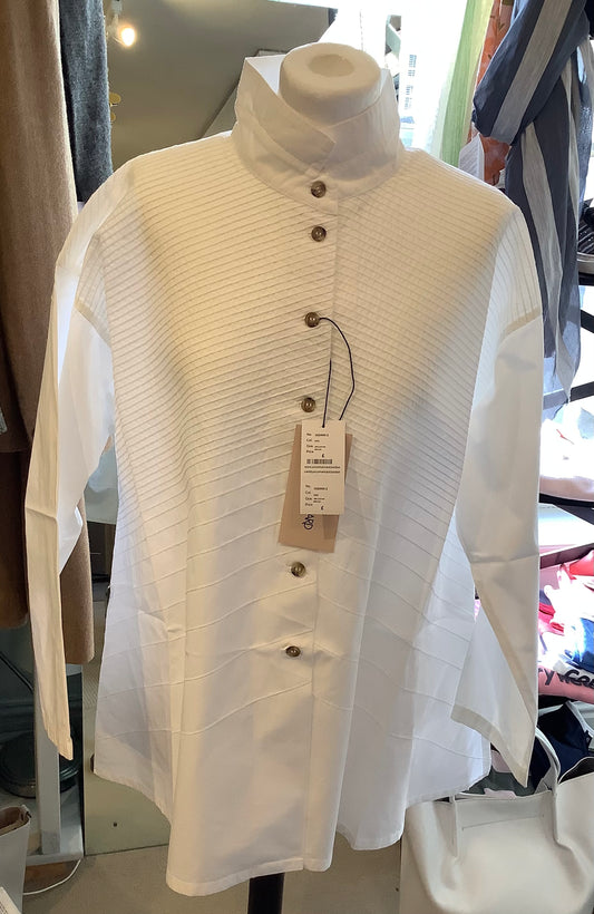 YaccoMaricard A line Cotton Broad shirt