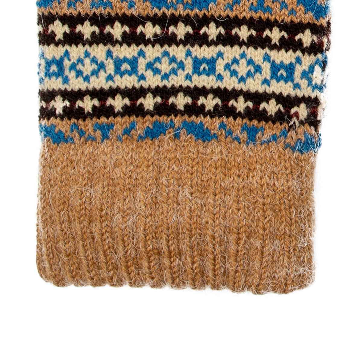 Jacquard Fair Isle Knitted Gloves