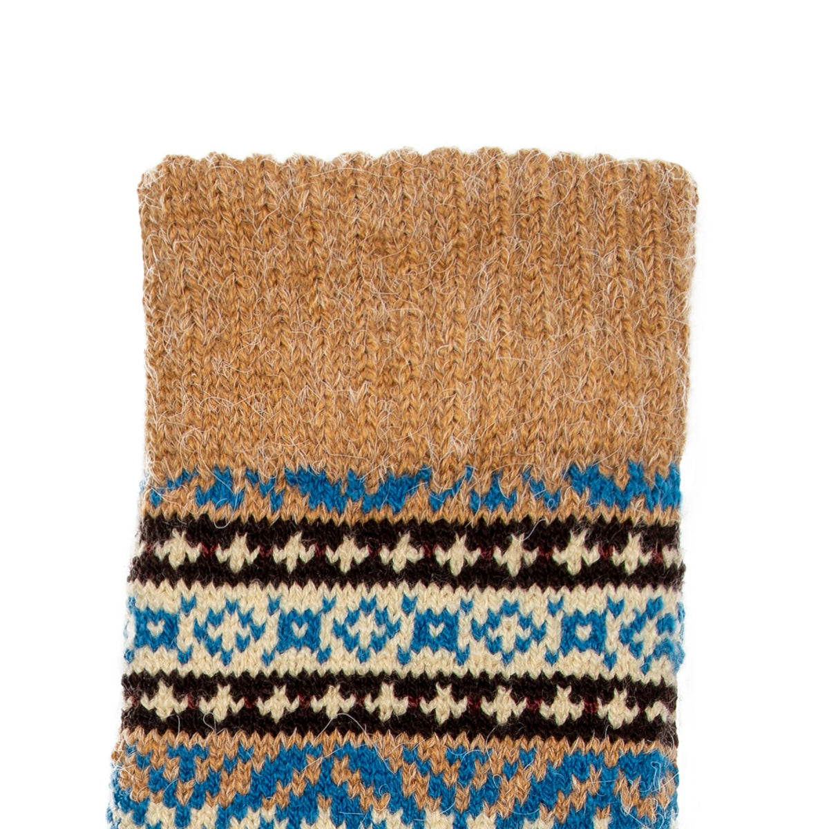 Jacquard Fair Isle Knitted Gloves
