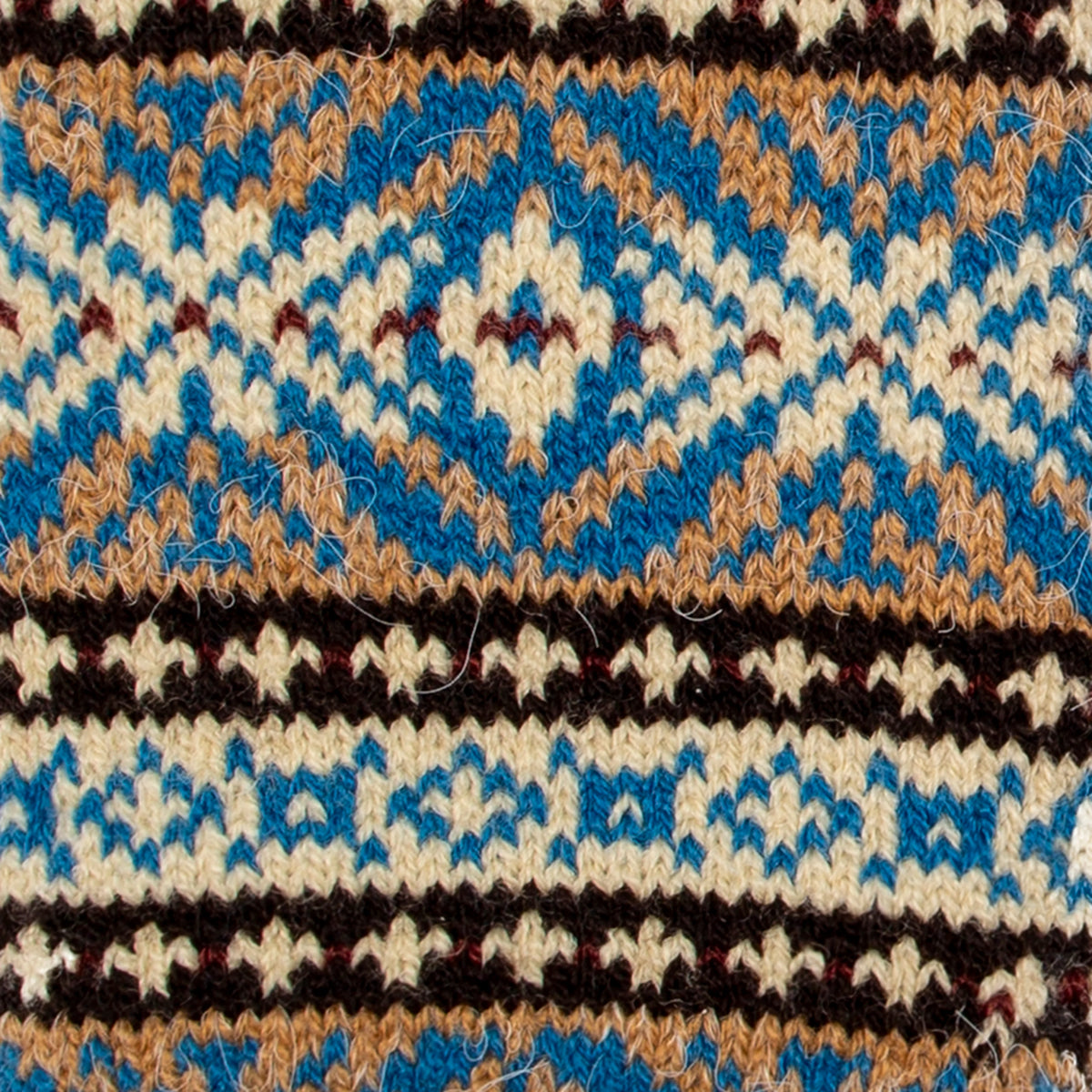 Jacquard Fair Isle Knitted Gloves