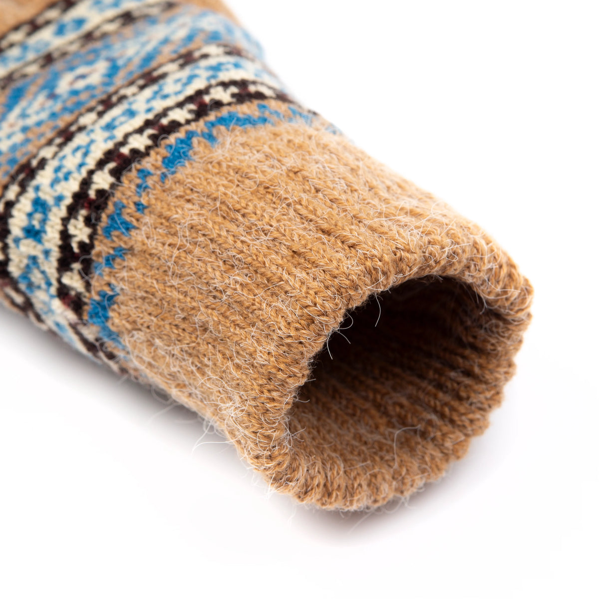 Jacquard Fair Isle Knitted Gloves