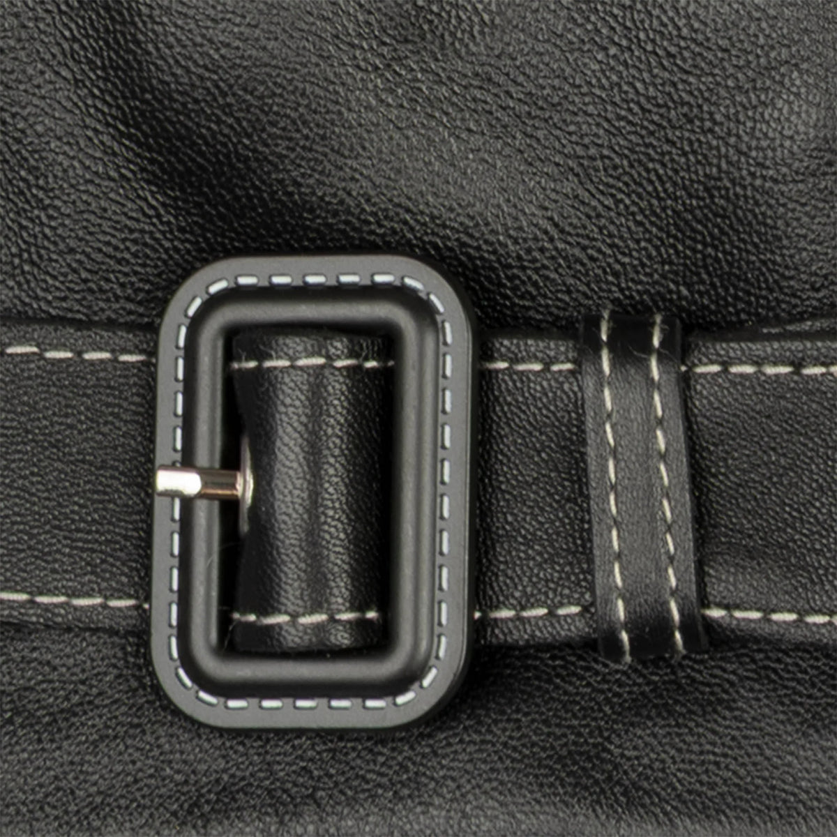 Water-Resistant Faux Silk-Lined Leather and Fabric Gloves