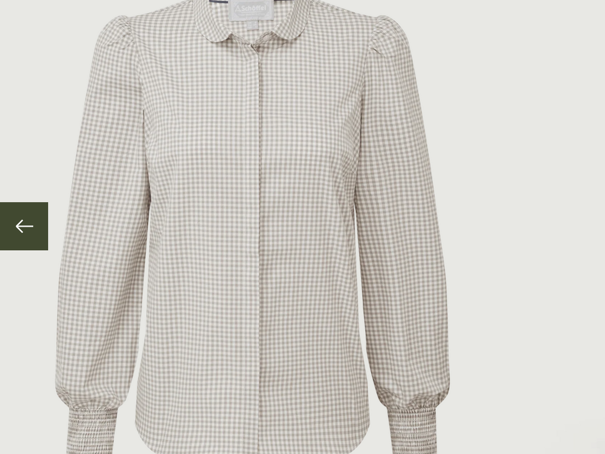Schoffel Flora Gingham Shirt