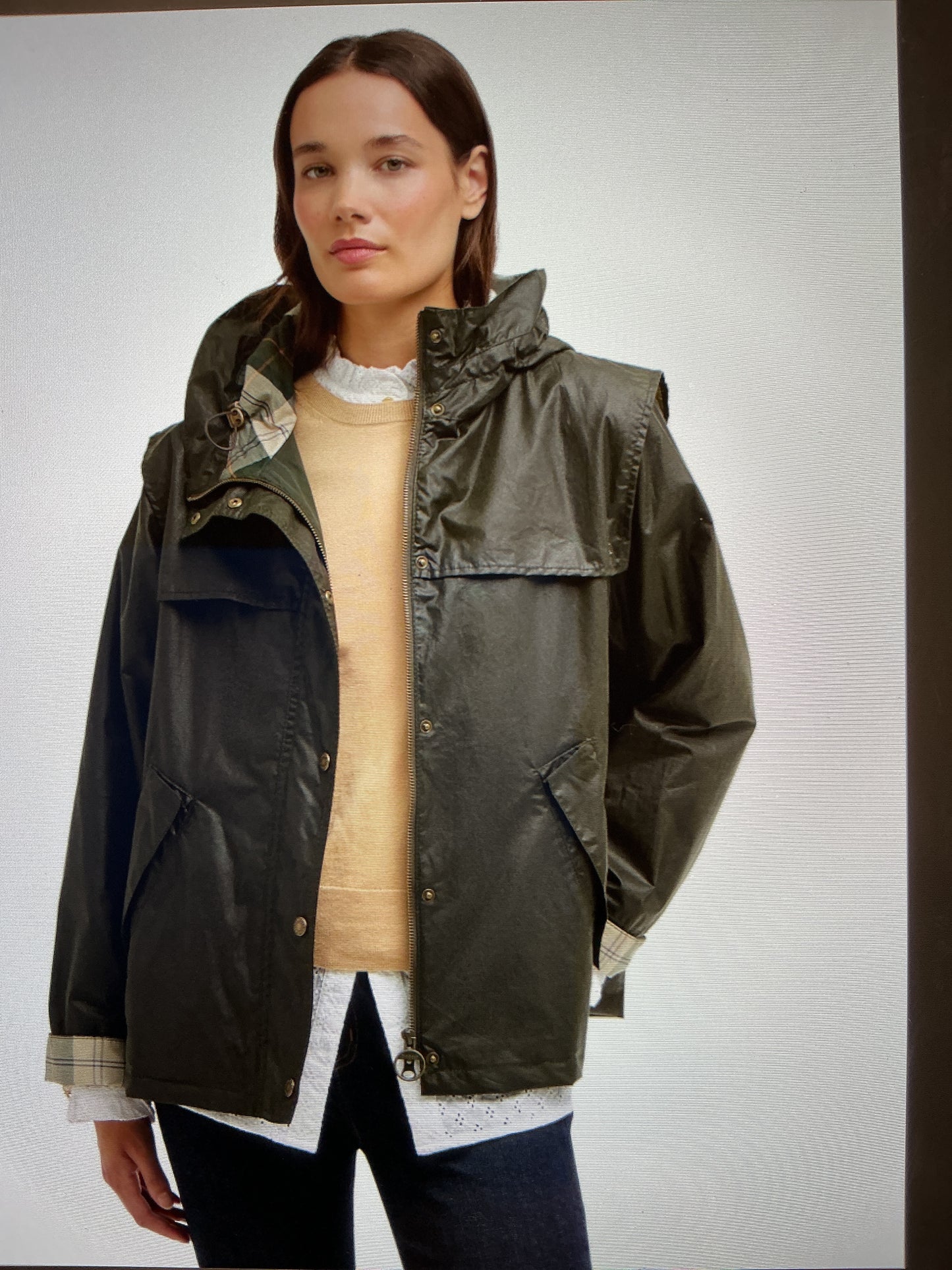 Barbour Ornella wax jacket