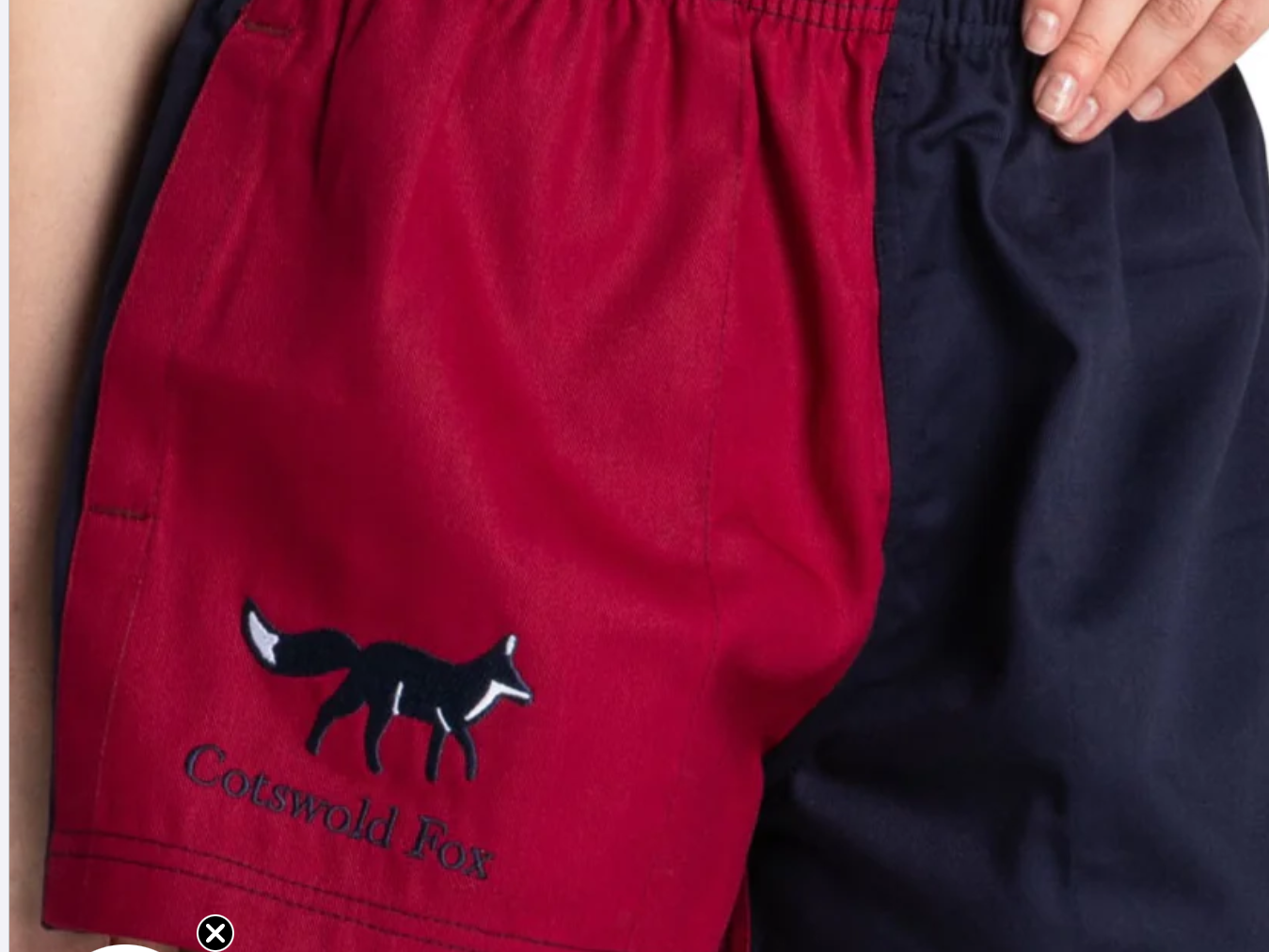 Cotswold fox Harlequin shorts