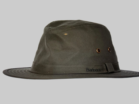 Barbour Dawson Wax Safari Hat