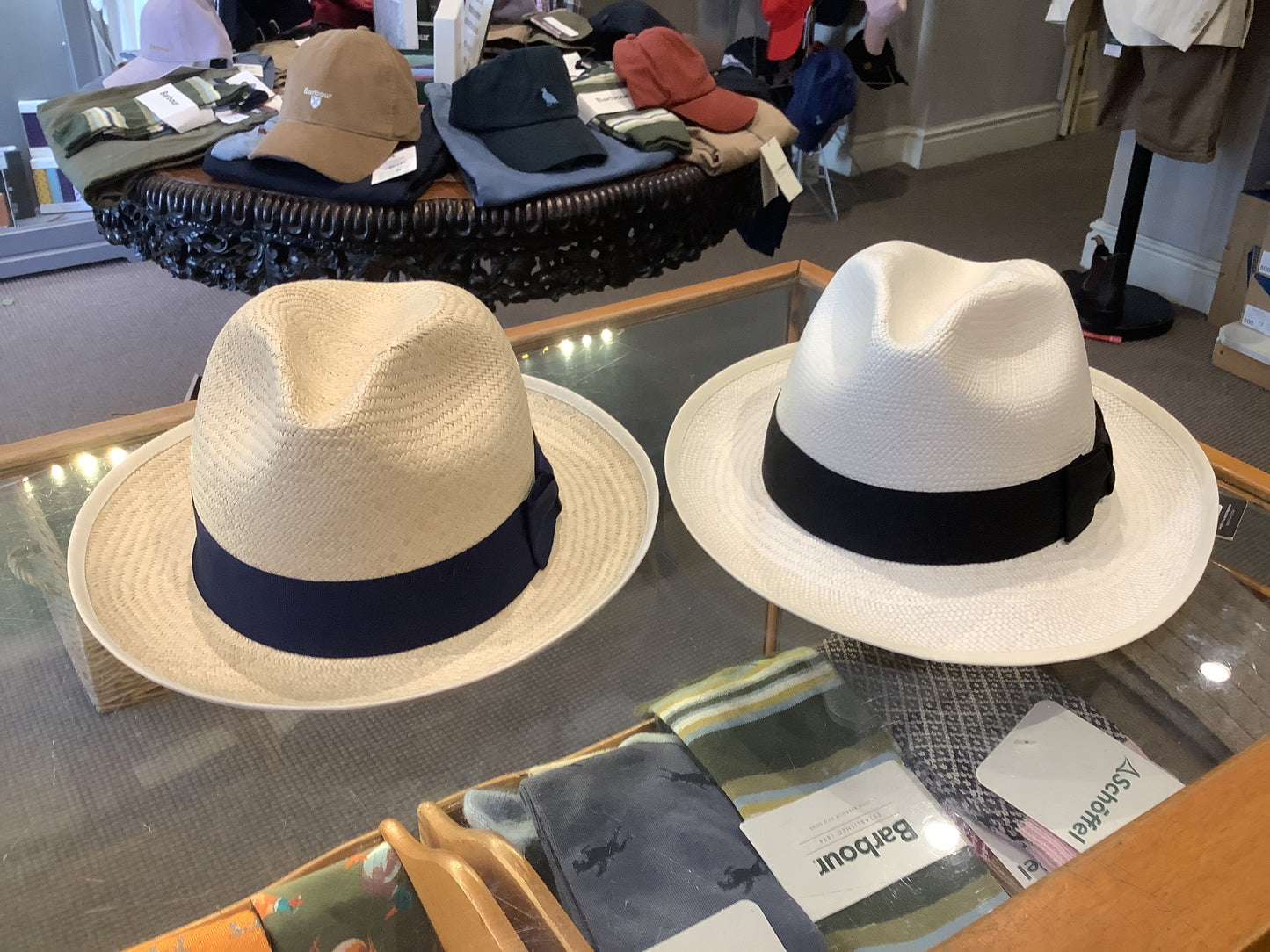 Genuine Panama hats