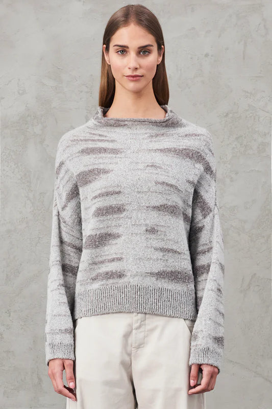 Transit Par Such Jacquard Turtleneck Jumper