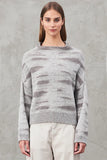 Transit Par Such Jacquard wool blend comfort fit turtleneck knit