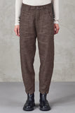 Transit Par Such Comfort fit trousers in salt and pepper wool blend