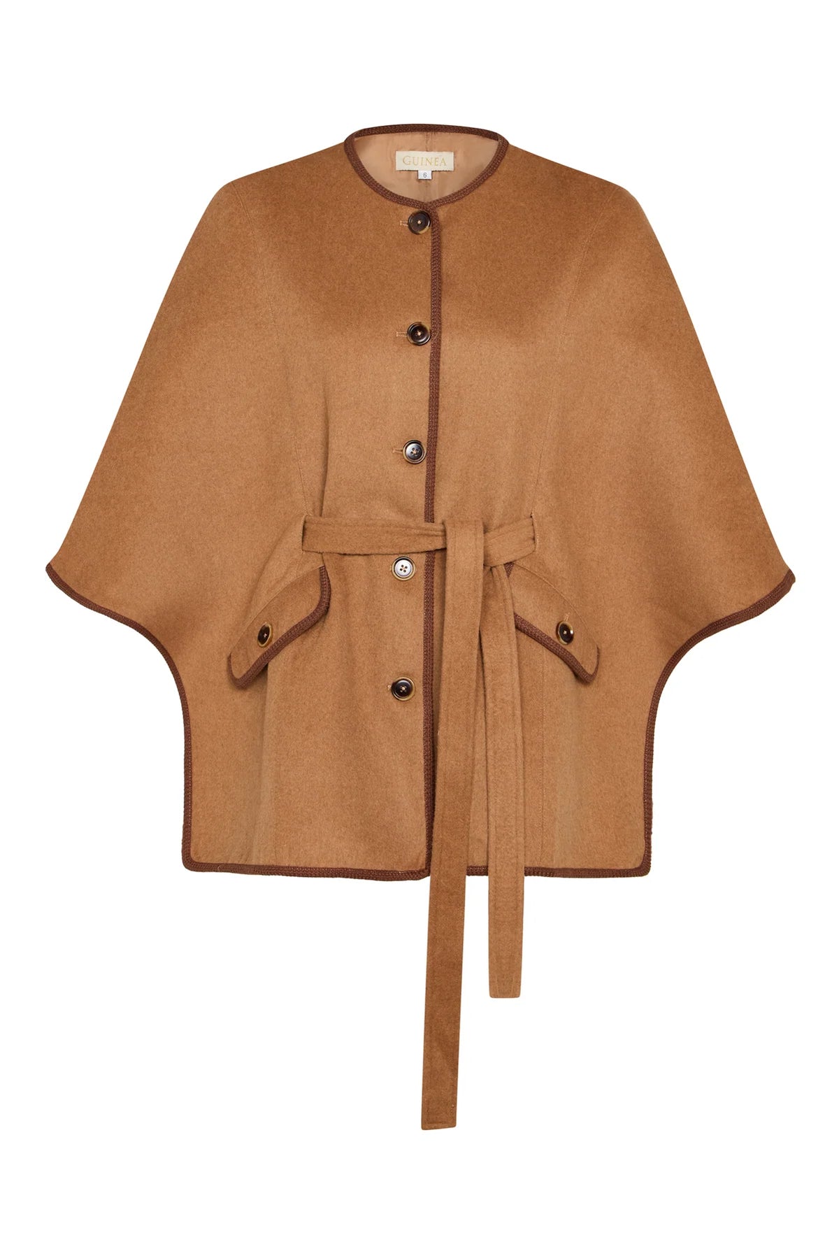 Serena Cape - Cinnamon Brown