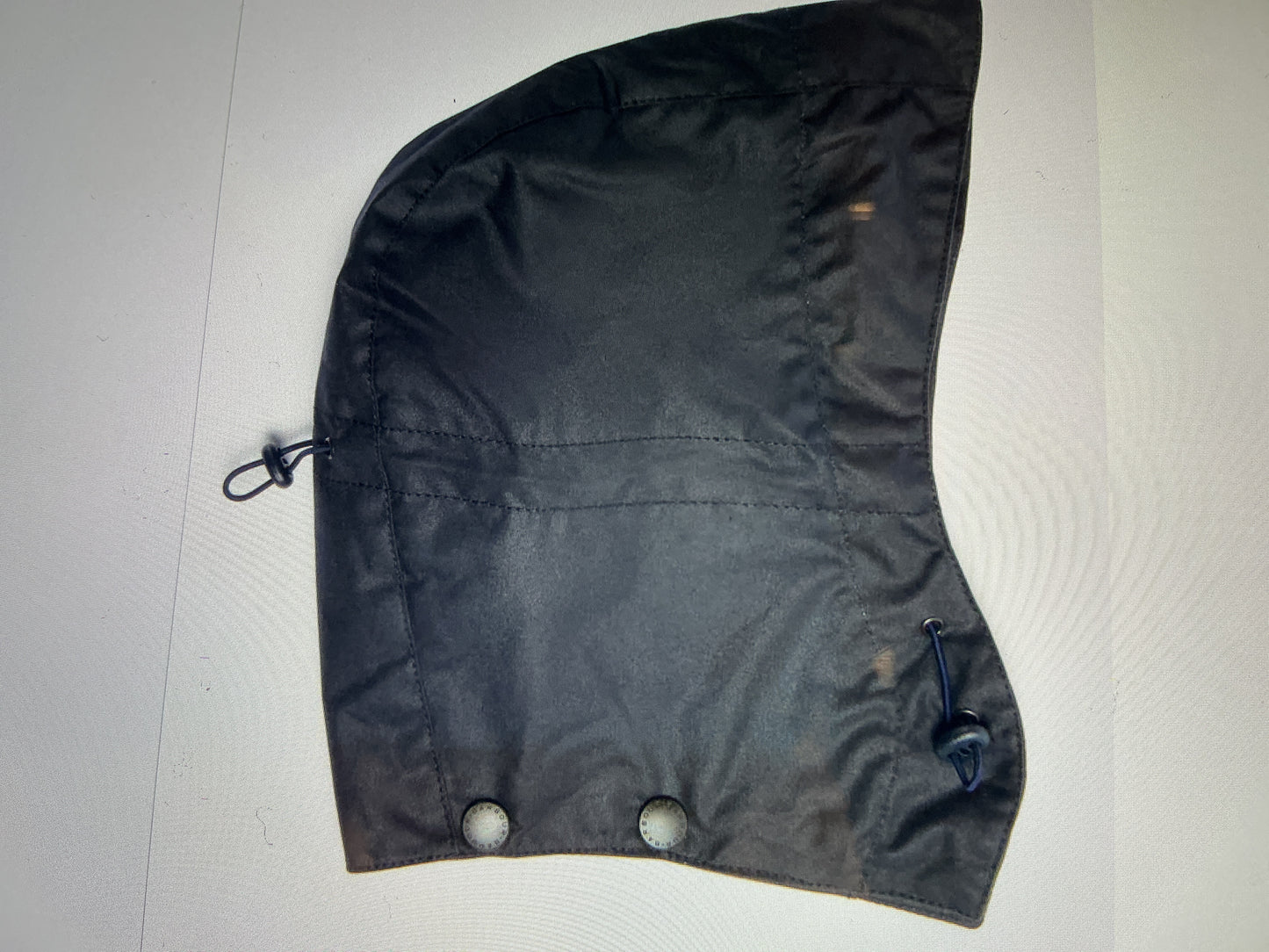 Barbour wax storm hood