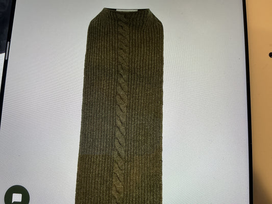 Kinabalu Cable knitted neck warmer