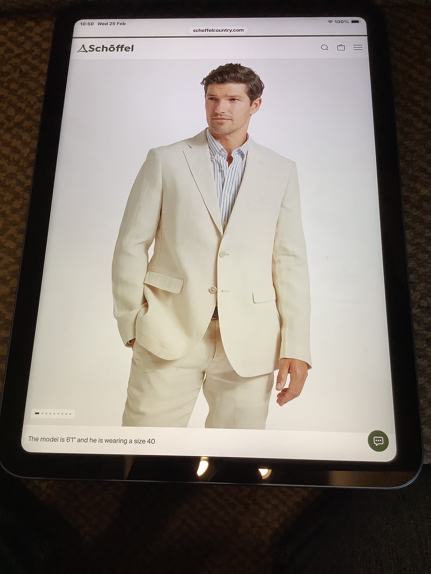 Cowes linen Jacket by Schoffel